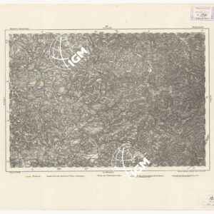 REYMANN'S TOPOGRAPHISCHER SPECIAL KARTE VON MITTEL EUROPA - REMIREMONT F 267