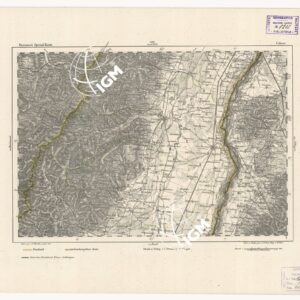REYMANN'S TOPOGRAPHISCHER SPECIAL KARTE VON MITTEL EUROPA - COLMAR F 268