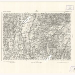 REYMANN'S TOPOGRAPHISCHER SPECIAL KARTE VON MITTEL EUROPA - LANDSBERG F 272