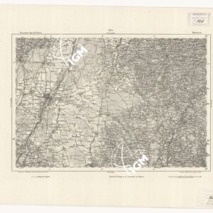 REYMANN'S TOPOGRAPHISCHER SPECIAL KARTE VON MITTEL EUROPA - MUNCHEN F 273