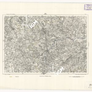 REYMANN'S TOPOGRAPHISCHER SPECIAL KARTE VON MITTEL EUROPA - GRAY F 280