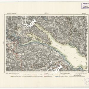 REYMANN'S TOPOGRAPHISCHER SPECIAL KARTE VON MITTEL EUROPA - KONSTANZ F 284