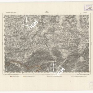 REYMANN'S TOPOGRAPHISCHER SPECIAL KARTE VON MITTEL EUROPA - FUSSEN F 286