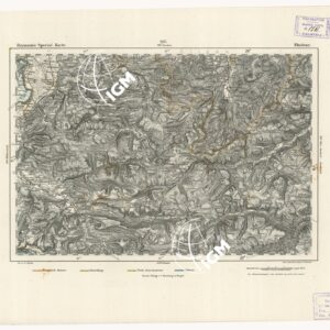 REYMANN'S TOPOGRAPHISCHER SPECIAL KARTE VON MITTEL EUROPA - BLUDENZ F 297
