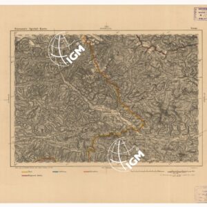 REYMANN'S TOPOGRAPHISCHER SPECIAL KARTE VON MITTEL EUROPA - LIENZ F 312