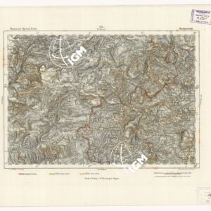 REYMANN'S TOPOGRAPHISCHER SPECIAL KARTE VON MITTEL EUROPA - BUCHENSTEIN F 323