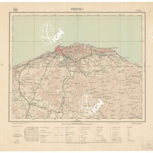 CARTA DELLA LIBIA VARIE EDIZIONI - TRIPOLI Foglio 1374