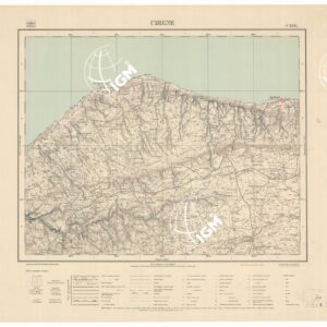 CARTA DELLA LIBIA VARIE EDIZIONI - CIRENE Foglio 1391