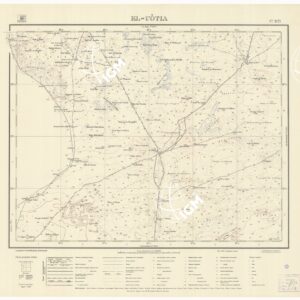 CARTA DELLA LIBIA VARIE EDIZIONI - EL - UOTIA Foglio 1471