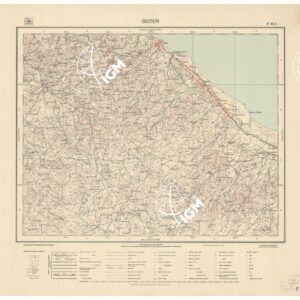 CARTA DELLA LIBIA VARIE EDIZIONI - HOMS Foglio 1476