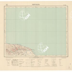 CARTA DELLA LIBIA VARIE EDIZIONI - MISURATA Foglio 1478