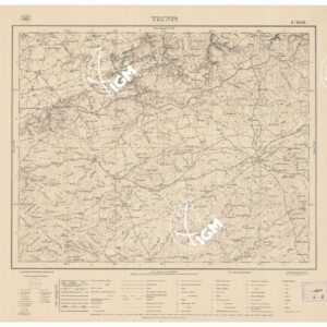 CARTA DELLA LIBIA VARIE EDIZIONI - TECNIS Foglio 1490