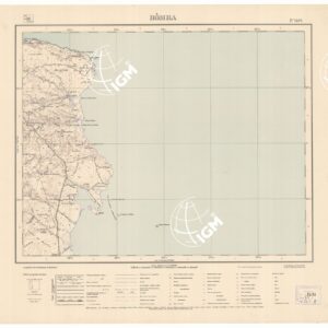 CARTA DELLA LIBIA VARIE EDIZIONI - BOMBA Foglio 1494