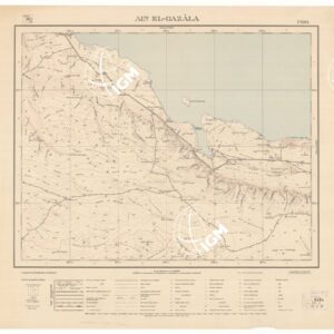 CARTA DELLA LIBIA VARIE EDIZIONI - AIN EL - GAZALA Foglio 1594