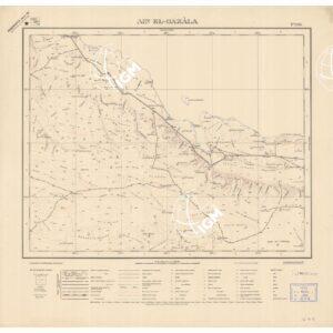 CARTA DELLA LIBIA VARIE EDIZIONI - AIN EL - GAZALA Foglio 1594