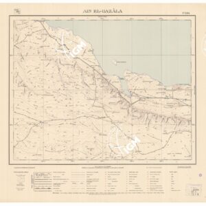 CARTA DELLA LIBIA VARIE EDIZIONI - AIN EL - GAZALA Foglio 1594