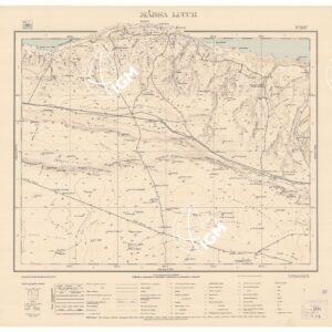 CARTA DELLA LIBIA VARIE EDIZIONI - MARSA LUCCH Foglio 1697