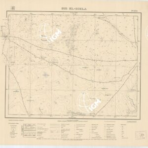 CARTA DELLA LIBIA VARIE EDIZIONI - BIR EL IGELA Foglio 1795