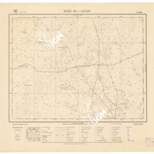 CARTA DELLA LIBIA VARIE EDIZIONI - BIAR EL - ATASC Foglio 2095