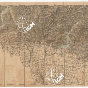 CARTA DEI VERSANTI MERIDIONALI E SETTENTRIONALI DELLE ALPI RETICHE CARNICHE E GIULIE - Foglio A 4 BRESCIA