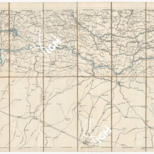 CARTA DEI VERSANTI MERIDIONALI E SETTENTRIONALI DELLE ALPI RETICHE CARNICHE E GIULIE - Foglio B 5 MANTOVA