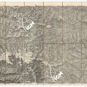 CARTA DEI VERSANTI MERIDIONALI E SETTENTRIONALI DELLE ALPI RETICHE CARNICHE E GIULIE - Foglio C 2 RADSTADT