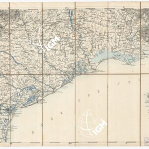 CARTA DEI VERSANTI MERIDIONALI E SETTENTRIONALI DELLE ALPI RETICHE CARNICHE E GIULIE - Foglio C 4 VENEZIA