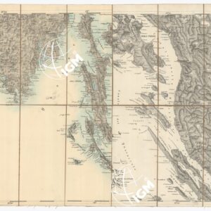 CARTA DEI VERSANTI MERIDIONALI E SETTENTRIONALI DELLE ALPI RETICHE CARNICHE - GIULIE- Foglio D 5 POLA
