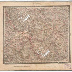 ATLAS VON SUDWEST DEUTSCHLAND UND DEN ALPENLAND - FOGLIO 1 - KOBLENZ