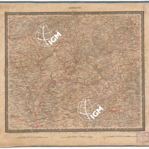 ATLAS VON SUDWEST DEUTSCHLAND UND DEN ALPENLAND - FOGLIO 4 - BAIREUTH