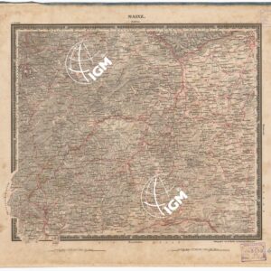 ATLAS VON SUDWEST DEUTSCHLAND UND DEN ALPENLAND - FOGLIO 6 - MAINZ