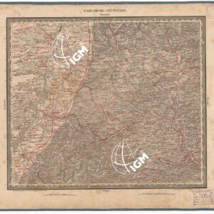 ATLAS VON SUDWEST DEUTSCHLAND UND DEN ALPENLAND - CARLSRUHE - STUTTGART - DARMSTADT 13