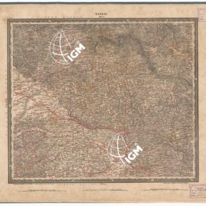 ATLAS VON SUDWEST DEUTSCHLAND UND DEN ALPENLAND - FOGLIO 17 - PASSAU - KLATTAU