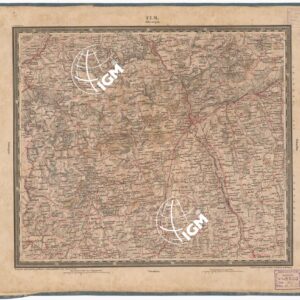 ATLAS VON SUDWEST DEUTSCHLAND UND DEN ALPENLAND - FOGLIO 20 - ULM - ELLWANGEN