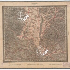 ATLAS VON SUDWEST DEUTSCHLAND UND DEN ALPENLAND - FOGLIO 24 - FREIBURG - STRASBURG 24