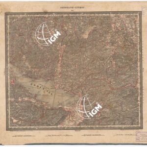 ATLAS VON SUDWEST DEUTSCHLAND UND DEN ALPENLAND - FOGLIO 26 - CONSTANZ - LINDAU - ULM