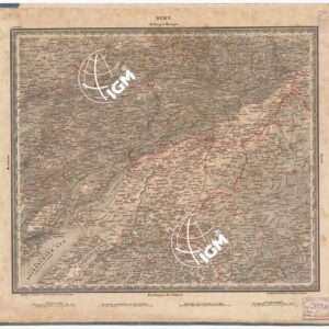ATLAS VON SUDWEST DEUTSCHLAND UND DEN ALPENLAND - BERN - FREIBURG IM BREISGAU 31