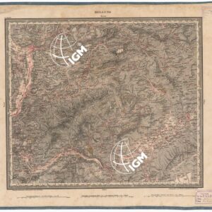 ATLAS VON SUDWEST DEUTSCHLAND UND DEN ALPENLAND - BELLUNO BRIXEN 43