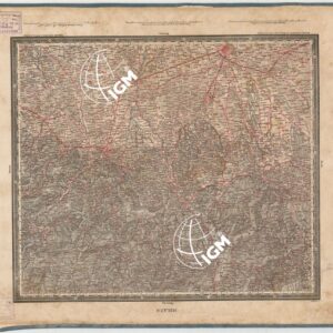 ATLAS VON SUDWEST DEUTSCHLAND UND DEN ALPENLAND - MILANO CHIAVENNA 47