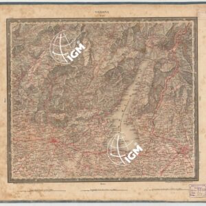 ATLAS VON SUDWEST DEUTSCHLAND UND DEN ALPENLAND - VERONA TRIENT 48