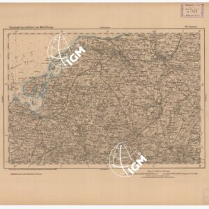 SPECIAL KARTE VON MITTEL EUROPA - ROSTOCK F 170