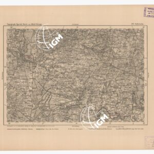 SPECIAL KARTE VON MITTEL EUROPA - SCHWERIN F 193