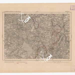 SPECIAL KARTE VON MITTEL EUROPA - WAREN F 194