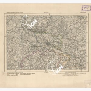 SPECIAL KARTE VON MITTEL EUROPA - BREMEN F 218