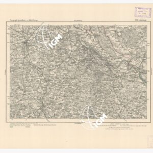 SPECIAL KARTE VON MITTEL EUROPA - LUNEBURG F 220