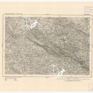 SPECIAL KARTE VON MITTEL EUROPA - OSNABRUCK F 273