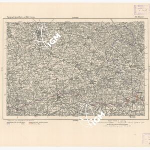 SPECIAL KARTE VON MITTEL EUROPA - MUNSTER F 302