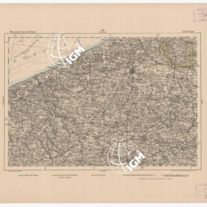 SPECIAL KARTE VON MITTEL EUROPA - BRUGGE F 327