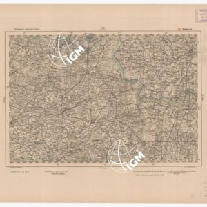 SPECIAL KARTE VON MITTEL EUROPA - TURNHOUT F 329