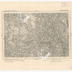 SPECIAL KARTE VON MITTEL EUROPA - MUNCHEN GLADBACH F 330